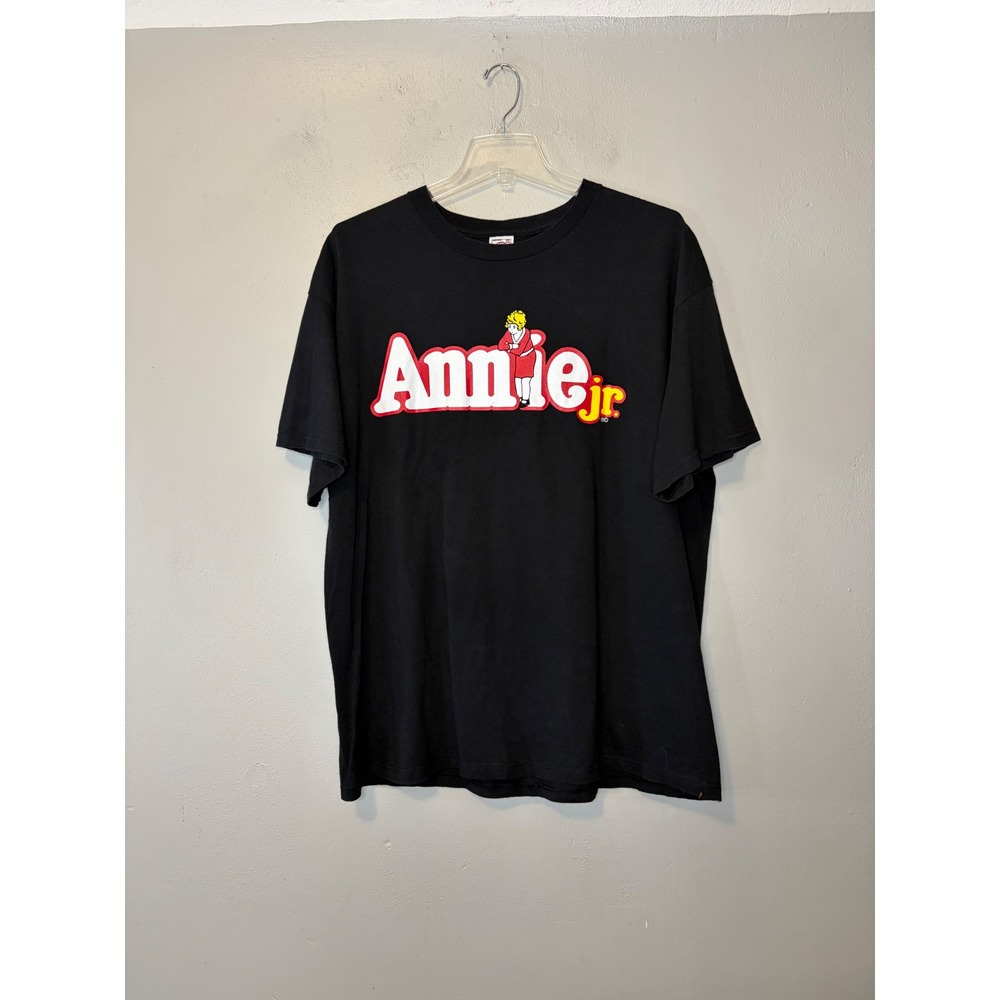 Annie Jr Musical Shirt Mens XXL Black Broadway Theatre Graphic Delta Pro Weight
